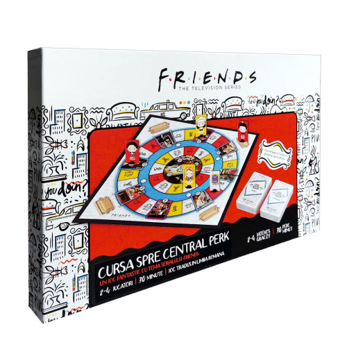 Joc FRIENDS - Cursa spre CENTRAL PERK, pentru 2-4 jucatori de peste 12 ani